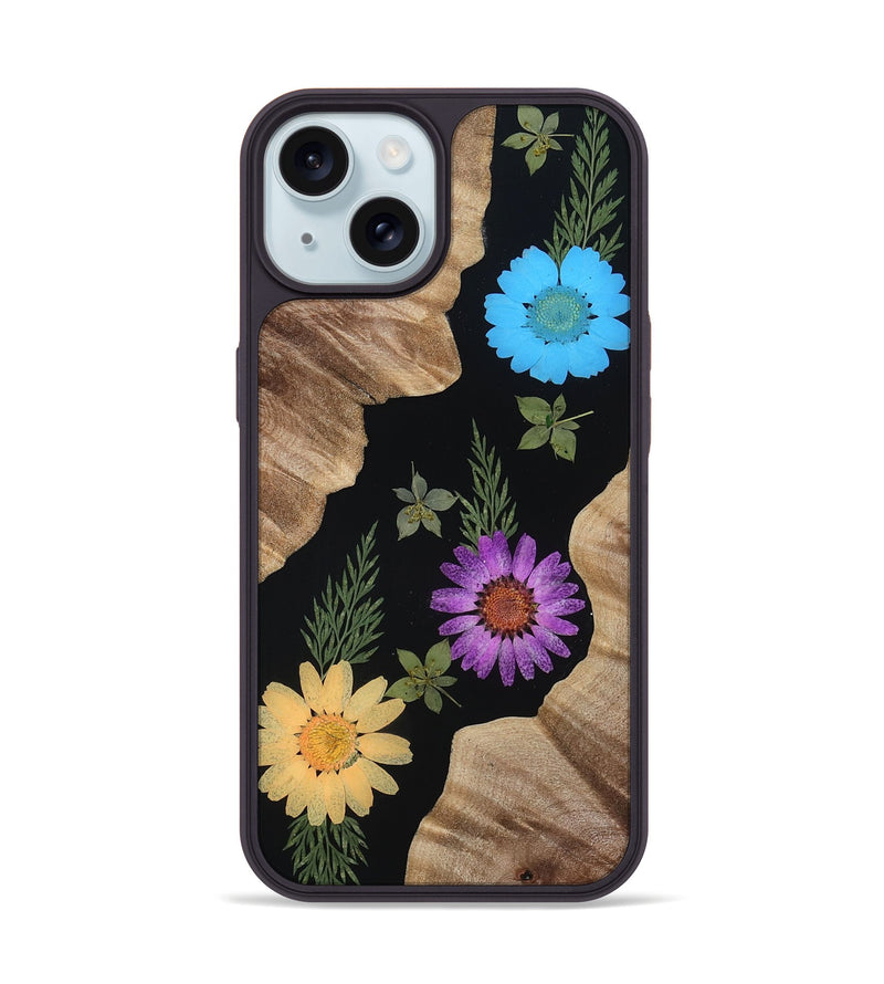 iPhone 15 Wood Phone Case - Antonia (Bloom, 807660)