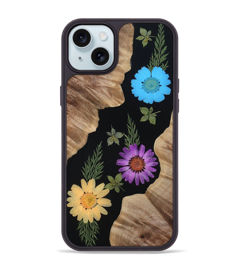 iPhone 15 Plus Wood Phone Case - Antonia (Bloom, 807660)