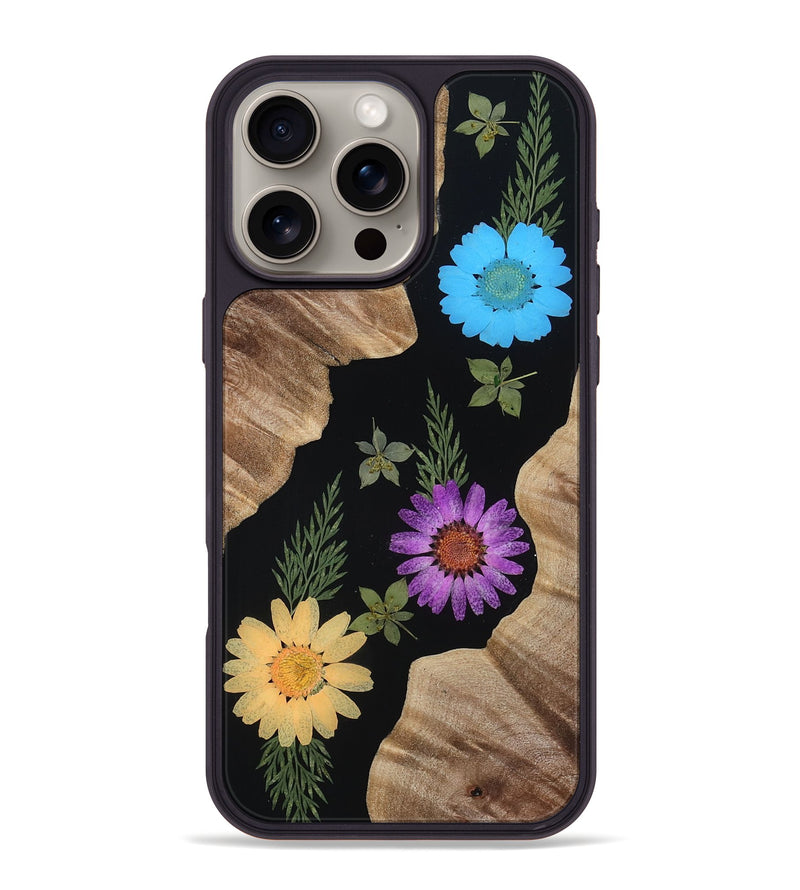 iPhone 16 Pro Max Wood Phone Case - Antonia (Bloom, 807660)