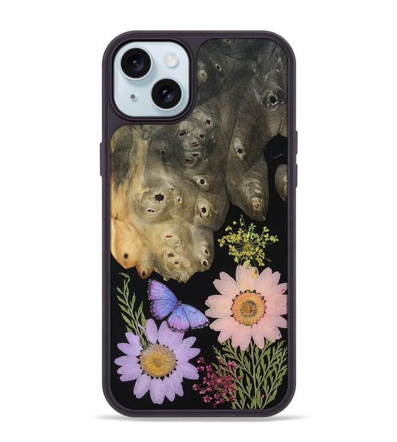 iPhone 15 Plus Wood Phone Case - Ronny (Bloom, 807661)