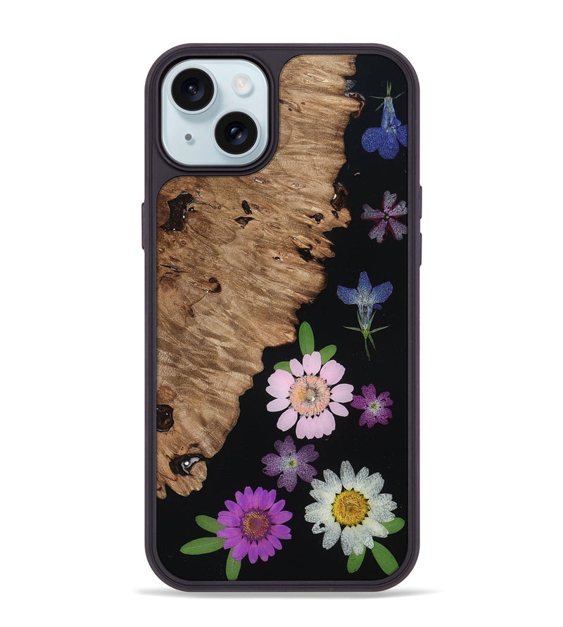 iPhone 15 Plus Wood Phone Case - Tadeo (Bloom, 807662)