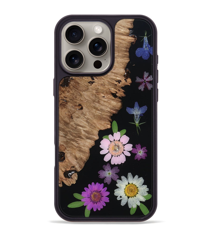 iPhone 16 Pro Max Wood Phone Case - Tadeo (Bloom, 807662)