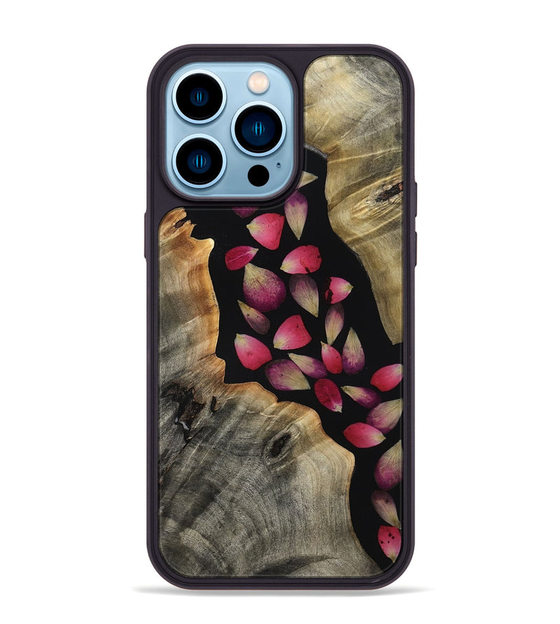 iPhone 14 Pro Max Wood Phone Case - Ximena (Bloom, 807663)