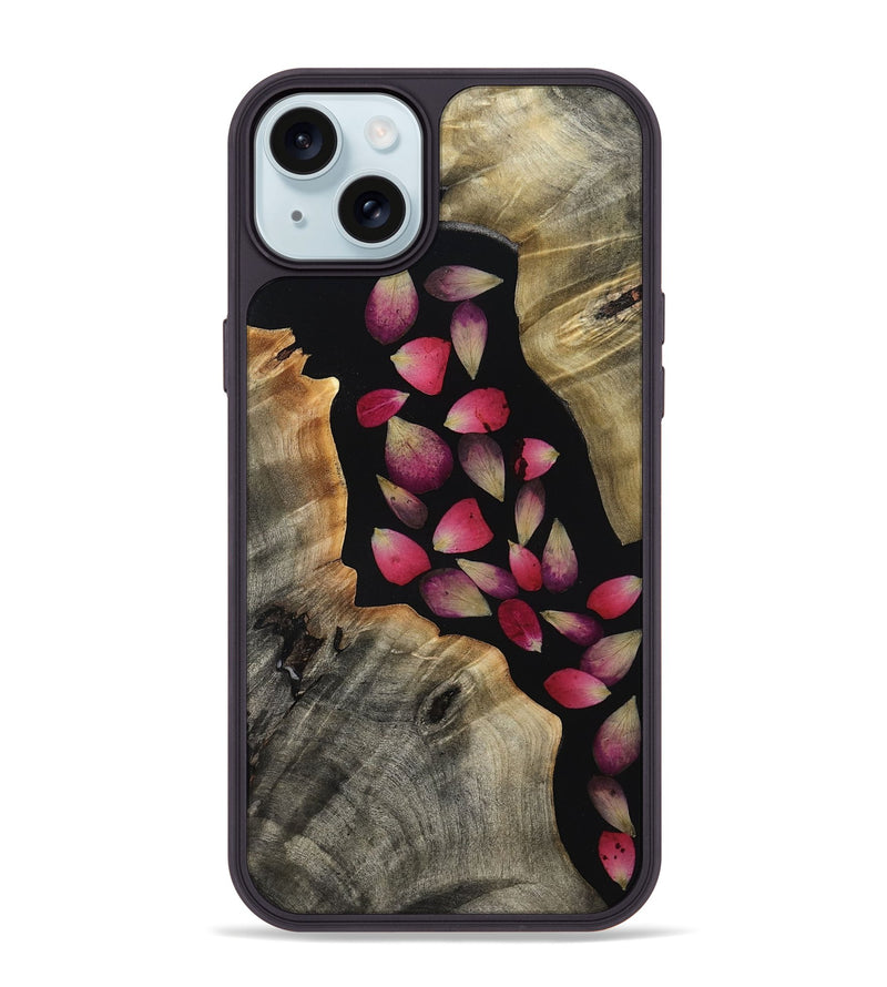 iPhone 15 Plus Wood Phone Case - Ximena (Bloom, 807663)
