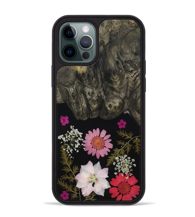 iPhone 12 Pro Max Wood Phone Case - Evette (Bloom, 807664)