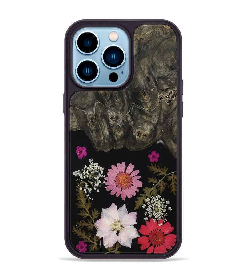 iPhone 14 Pro Max Wood Phone Case - Evette (Bloom, 807664)
