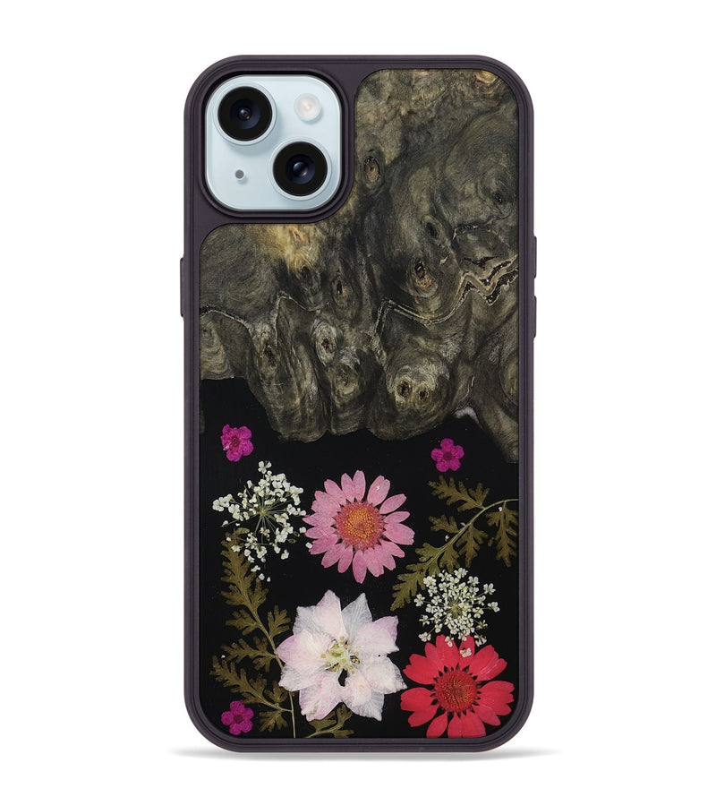 iPhone 15 Plus Wood Phone Case - Evette (Bloom, 807664)