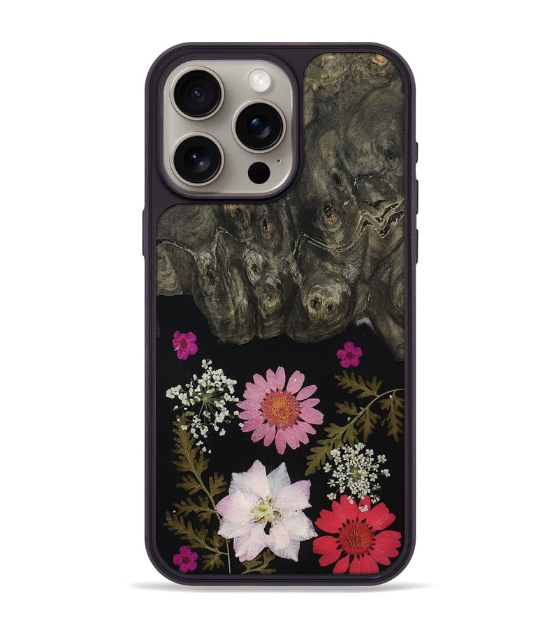iPhone 15 Pro Max Wood Phone Case - Evette (Bloom, 807664)