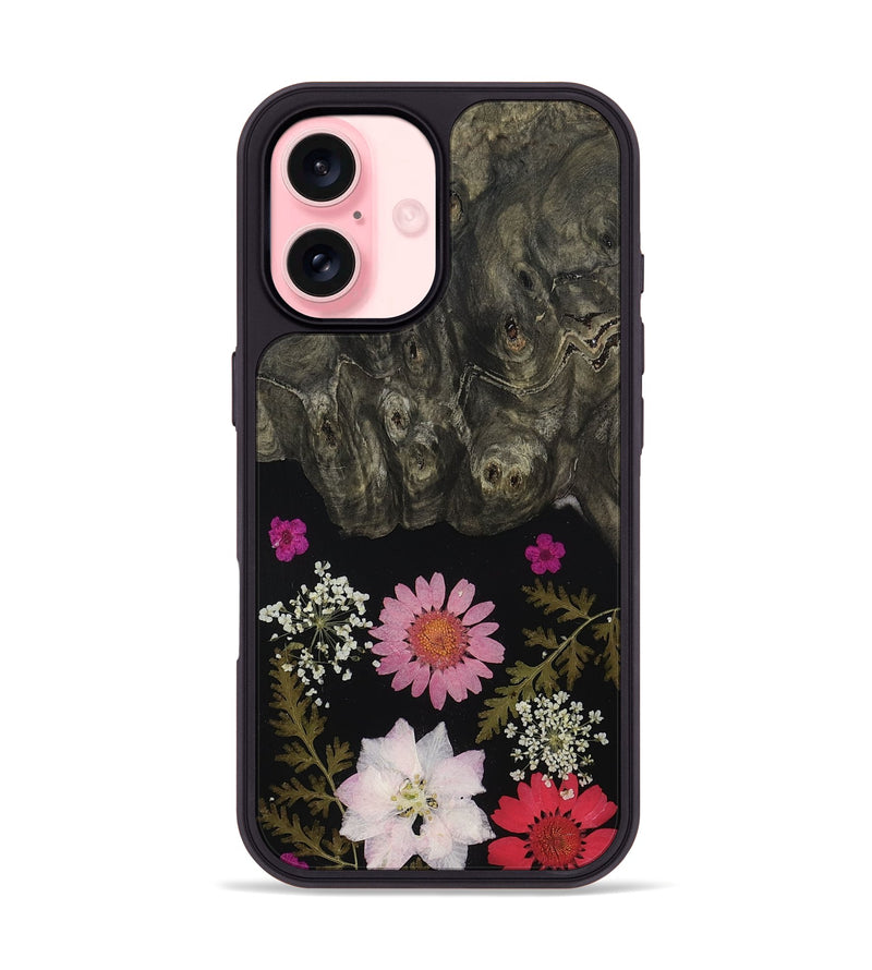 iPhone 16 Wood Phone Case - Evette (Bloom, 807664)