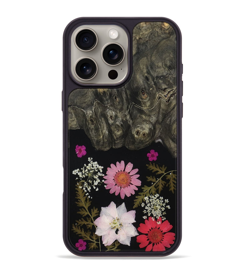 iPhone 16 Pro Max Wood Phone Case - Evette (Bloom, 807664)