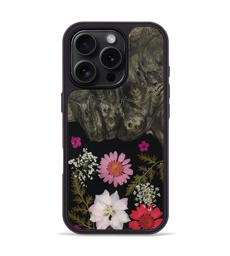 iPhone 16 Pro Wood Phone Case - Evette (Bloom, 807664)