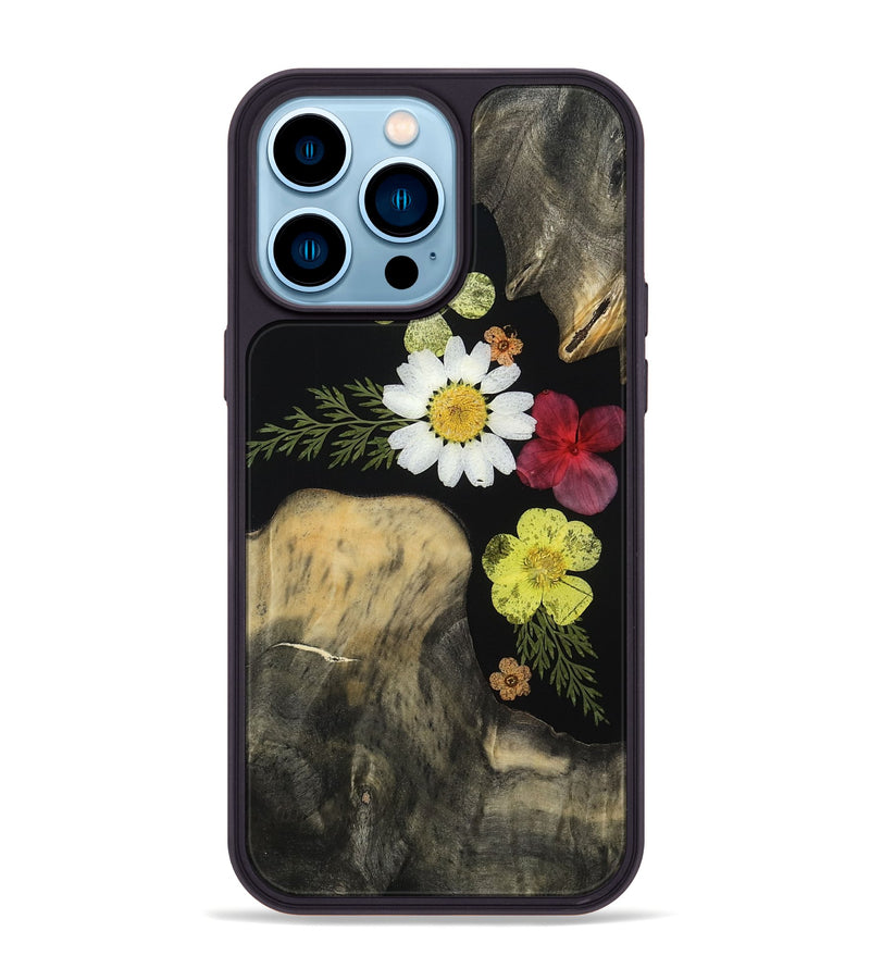 iPhone 14 Pro Max Wood Phone Case - Timothy (Bloom, 807666)