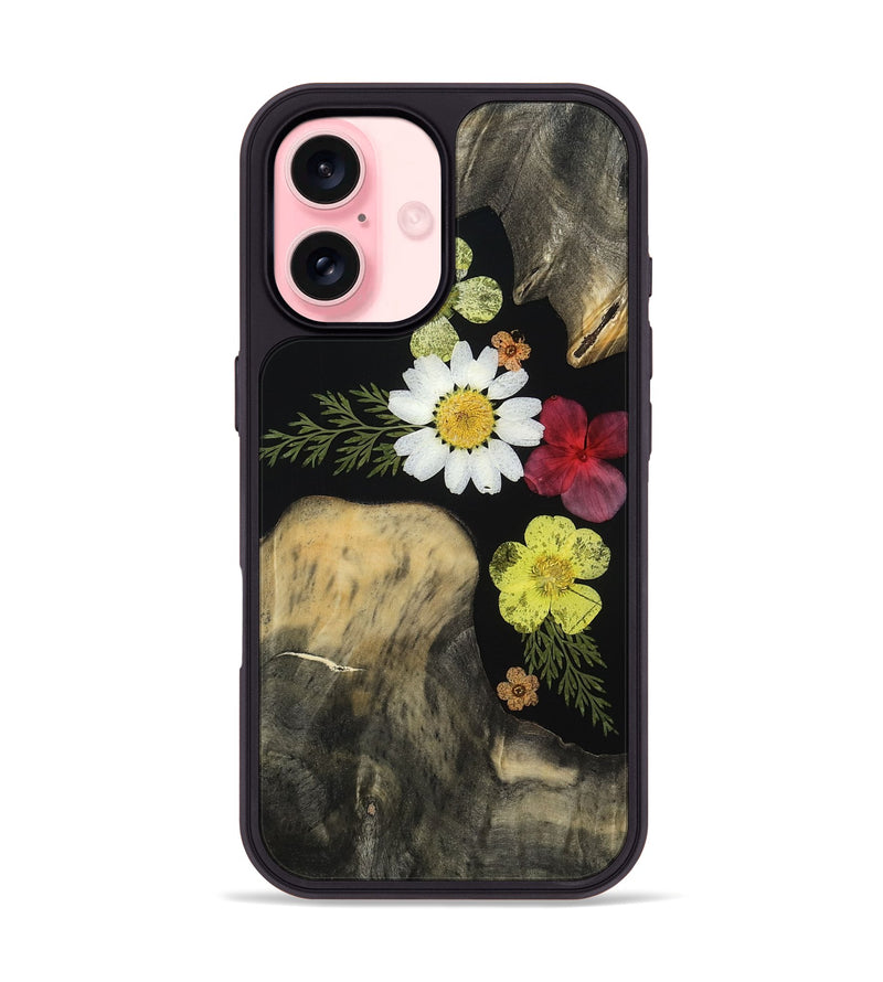 iPhone 16 Wood Phone Case - Timothy (Bloom, 807666)