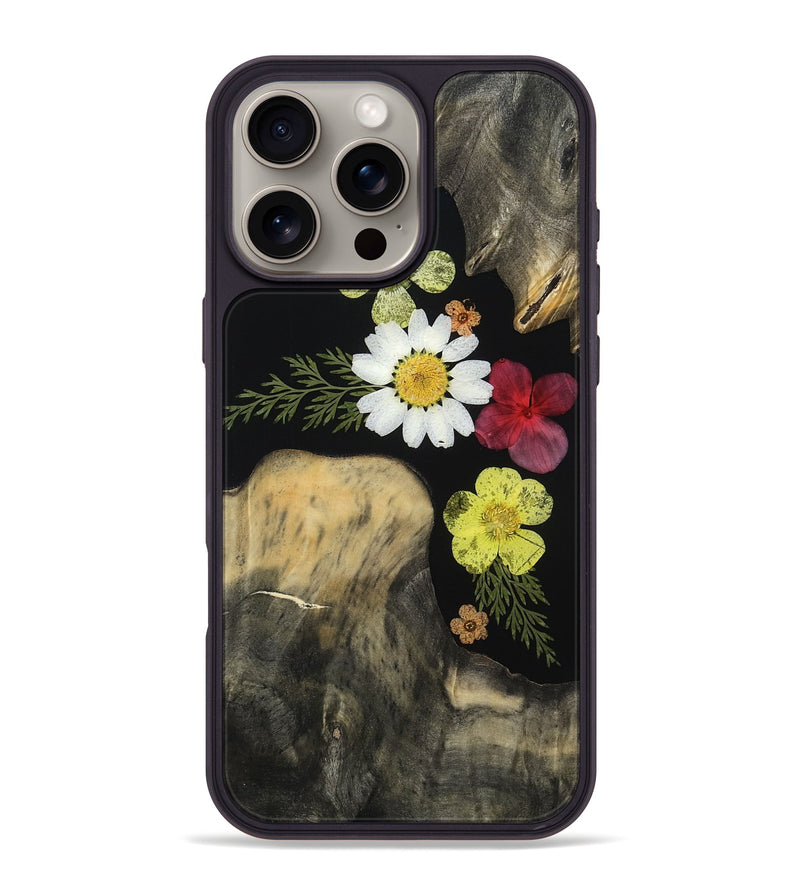 iPhone 16 Pro Max Wood Phone Case - Timothy (Bloom, 807666)