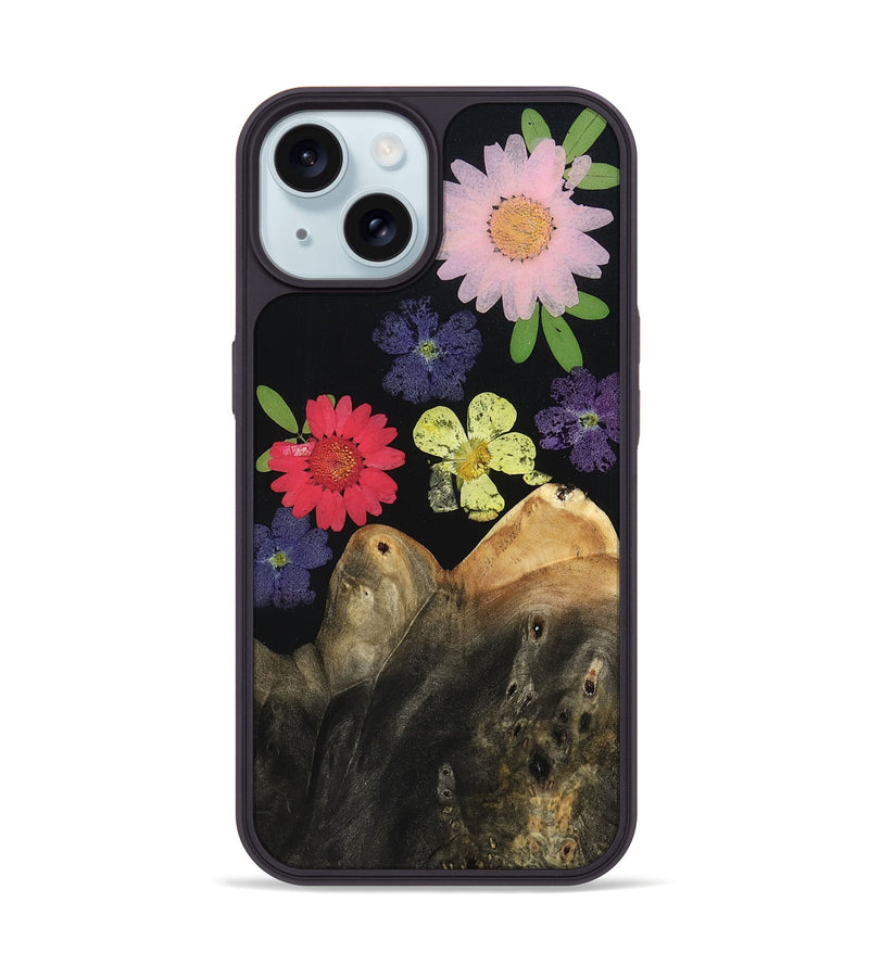iPhone 15 Wood Phone Case - Kyree (Bloom, 807667)