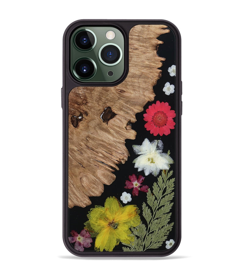 iPhone 13 Pro Max Wood Phone Case - Alonza (Bloom, 807668)