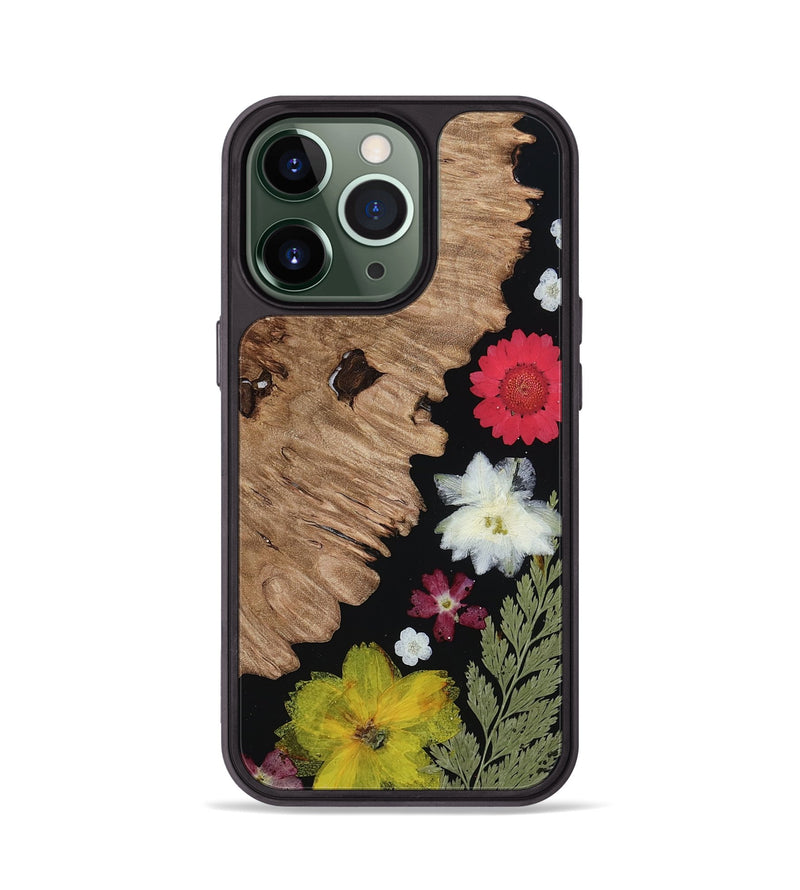 iPhone 13 Pro Wood Phone Case - Alonza (Bloom, 807668)