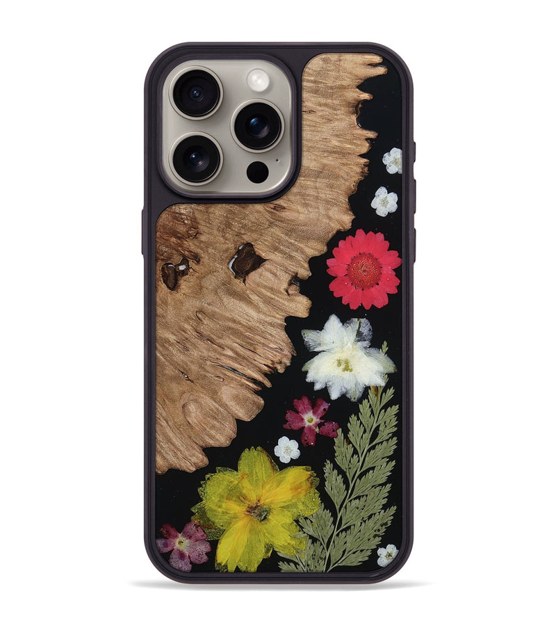iPhone 15 Pro Max Wood Phone Case - Alonza (Bloom, 807668)