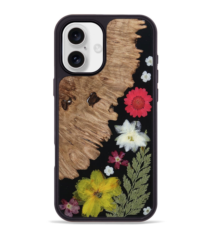 iPhone 16 Plus Wood Phone Case - Alonza (Bloom, 807668)