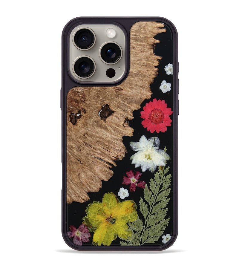 iPhone 16 Pro Max Wood Phone Case - Alonza (Bloom, 807668)