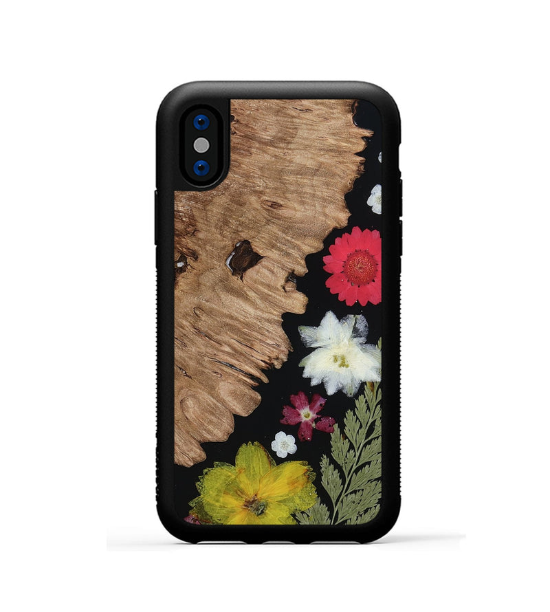 iPhone Xs Wood Phone Case - Alonza (Bloom, 807668)