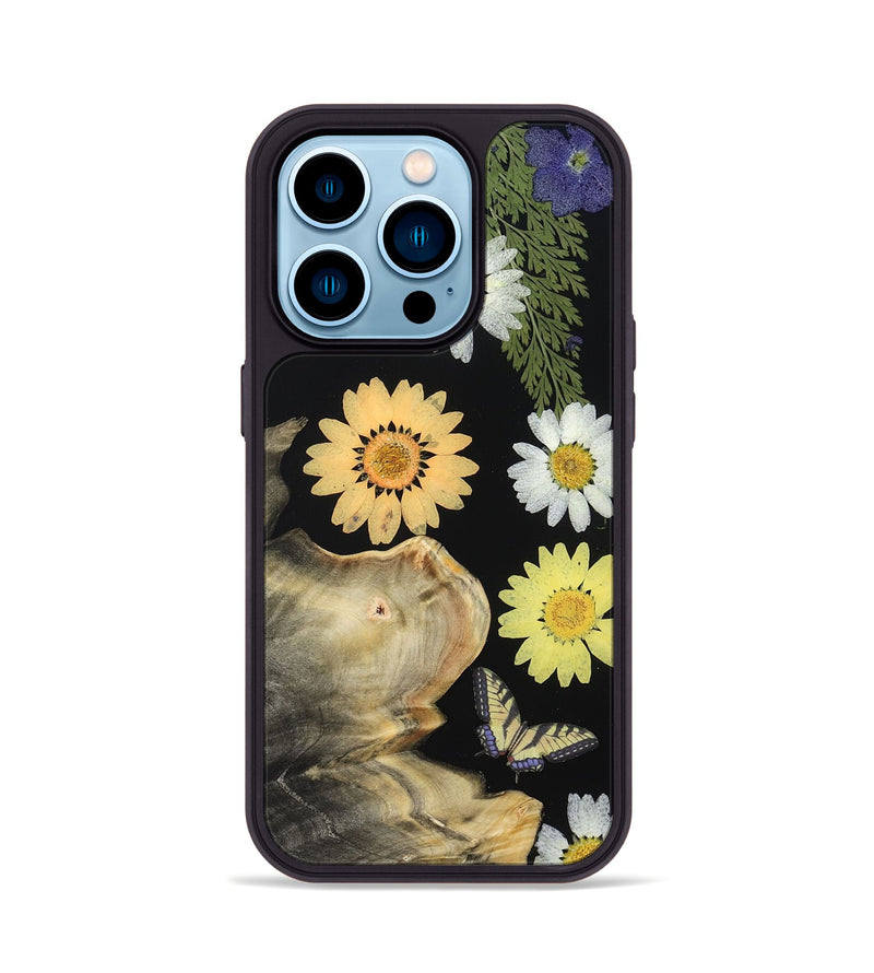iPhone 14 Pro Wood Phone Case - Wrenley (Bloom, 807671)