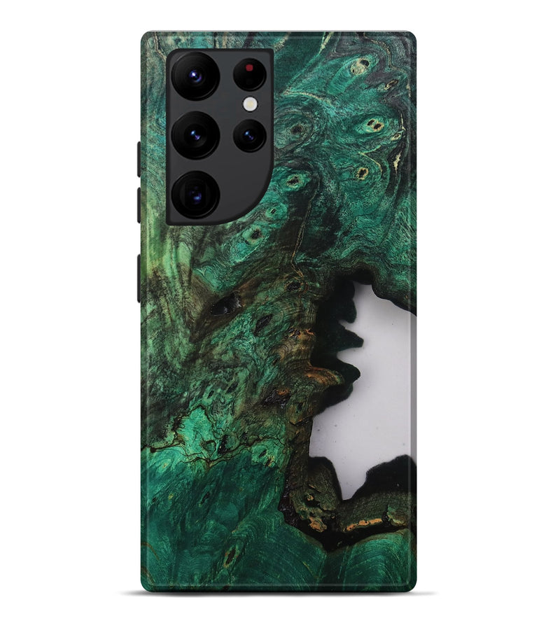 Galaxy S22 Ultra Wood Live Edge Phone Case - Annika (Clear, 807677)