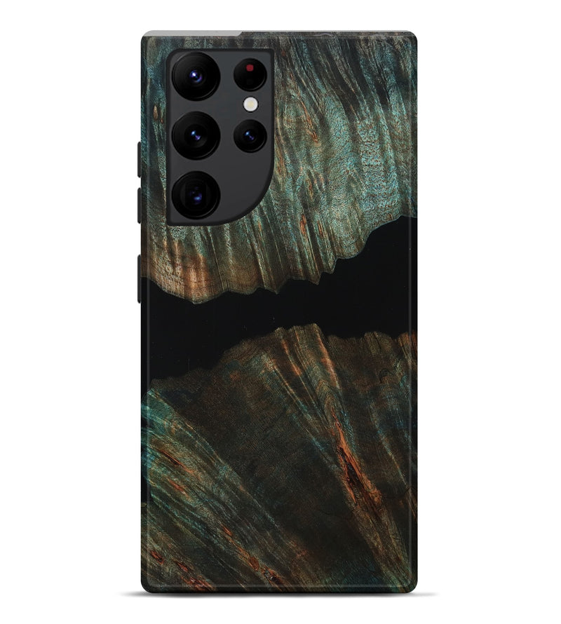 Galaxy S22 Ultra Wood Live Edge Phone Case - Coy (Wood Burl, 807680)