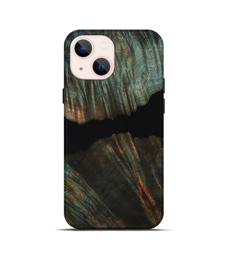 iPhone 13 mini Wood Live Edge Phone Case - Coy (Wood Burl, 807680)