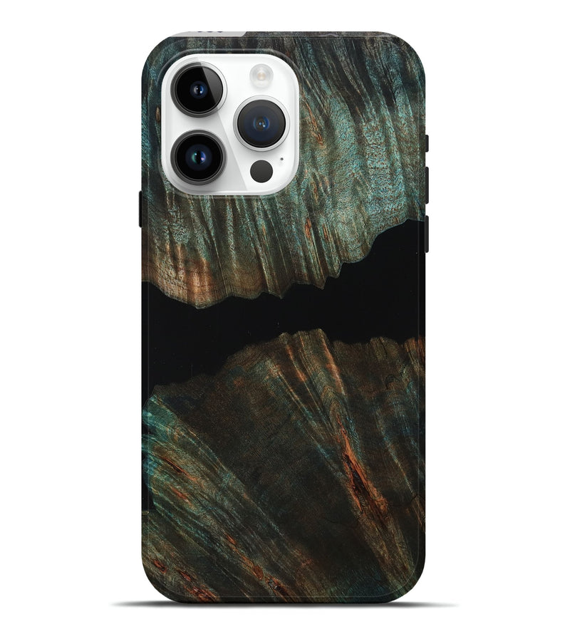 iPhone 15 Pro Max Wood Live Edge Phone Case - Coy (Wood Burl, 807680)