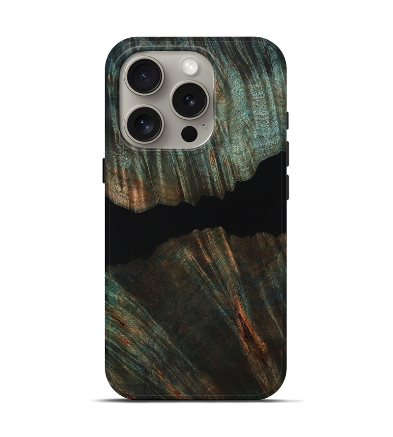 iPhone 16 Pro Wood Live Edge Phone Case - Coy (Wood Burl, 807680)
