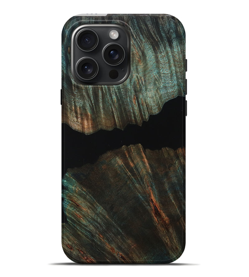 iPhone 16 Pro Max Wood Live Edge Phone Case - Coy (Wood Burl, 807680)