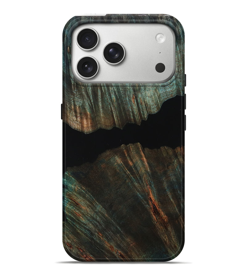iPhone 17 Pro Max Wood Live Edge Phone Case - Coy (Wood Burl, 807680)