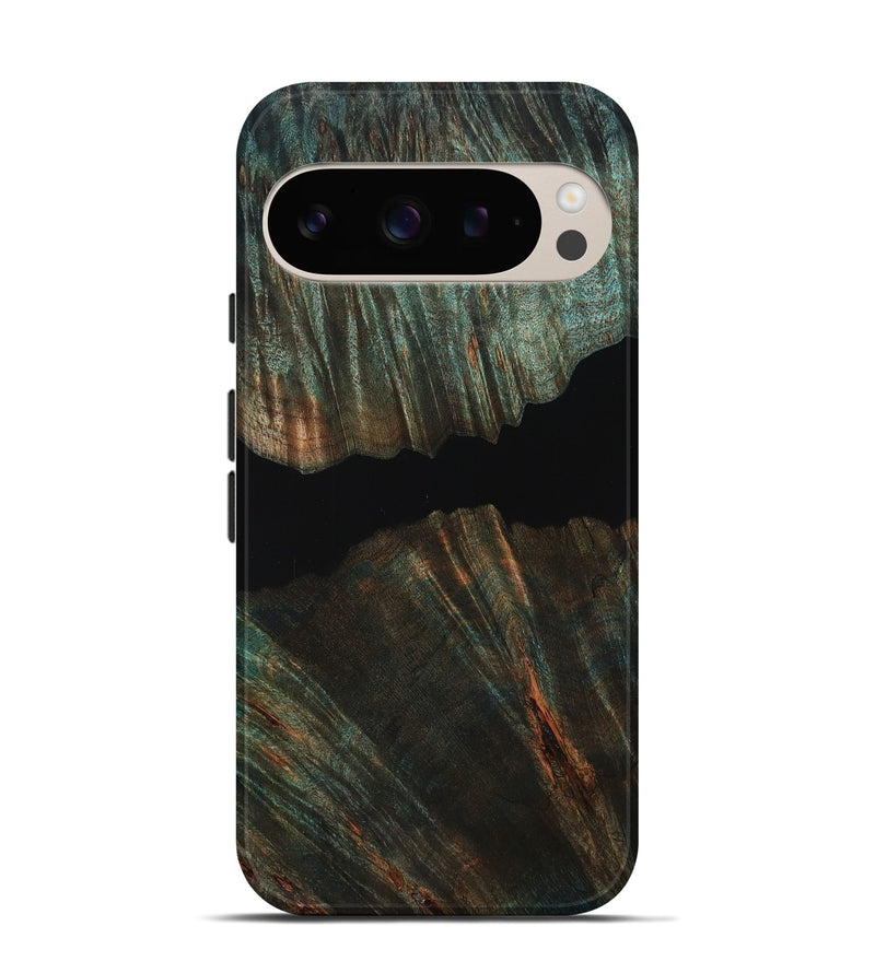 Pixel 9 Pro Wood Live Edge Phone Case - Coy (Wood Burl, 807680)