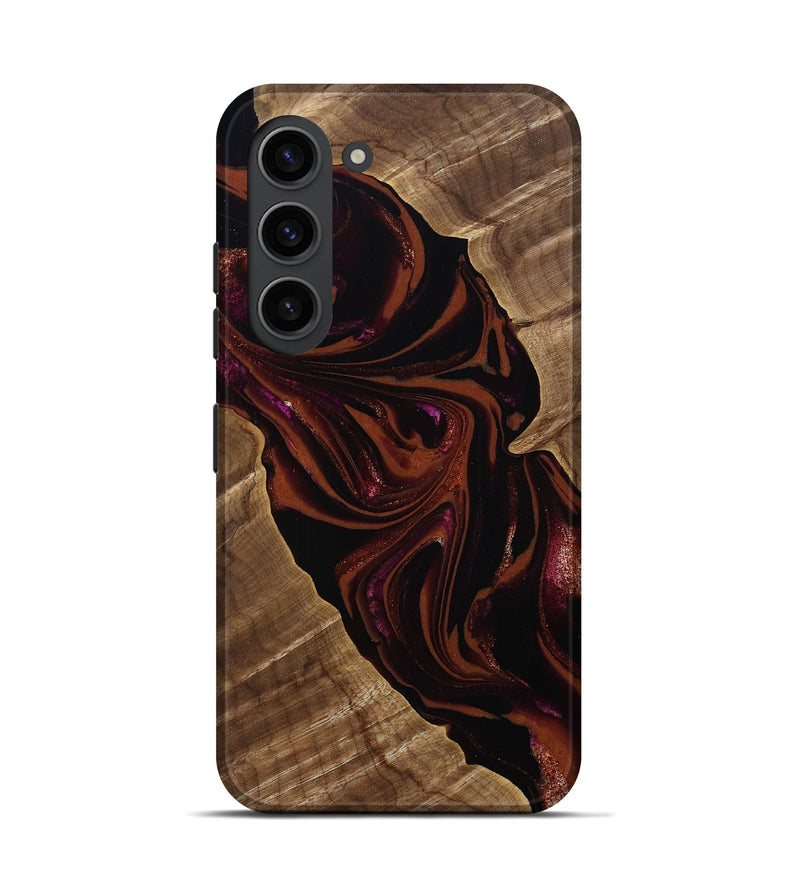 Galaxy S23 Wood Live Edge Phone Case - Kala (Red, 807696)
