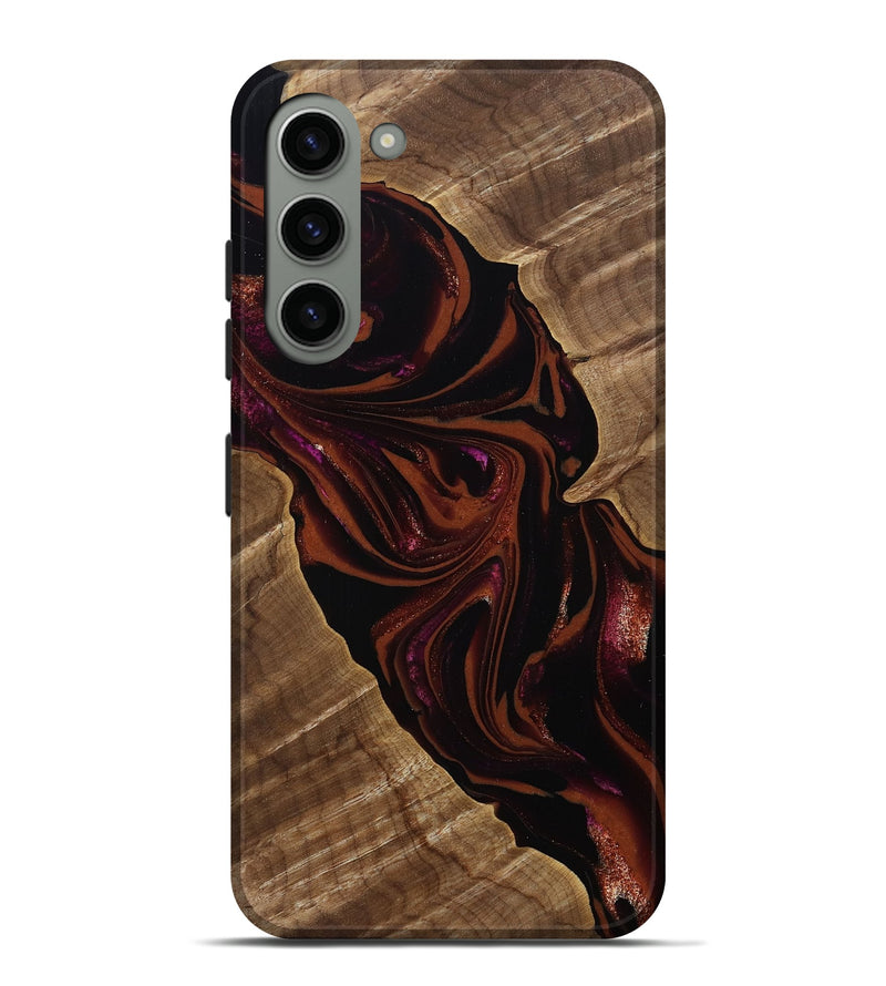 Galaxy S23 Plus Wood Live Edge Phone Case - Kala (Red, 807696)