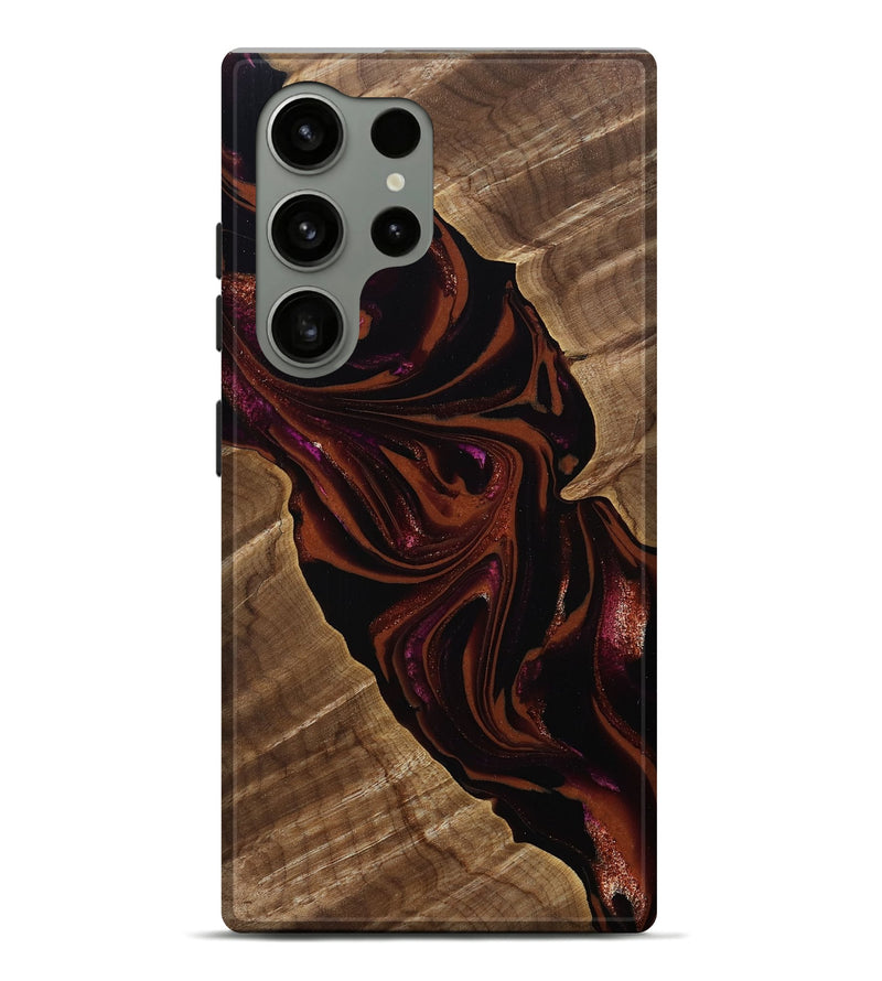 Galaxy S24 Ultra Wood Live Edge Phone Case - Kala (Red, 807696)