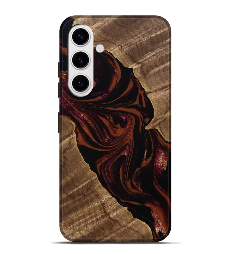 Galaxy S25 Plus Wood Live Edge Phone Case - Kala (Red, 807696)