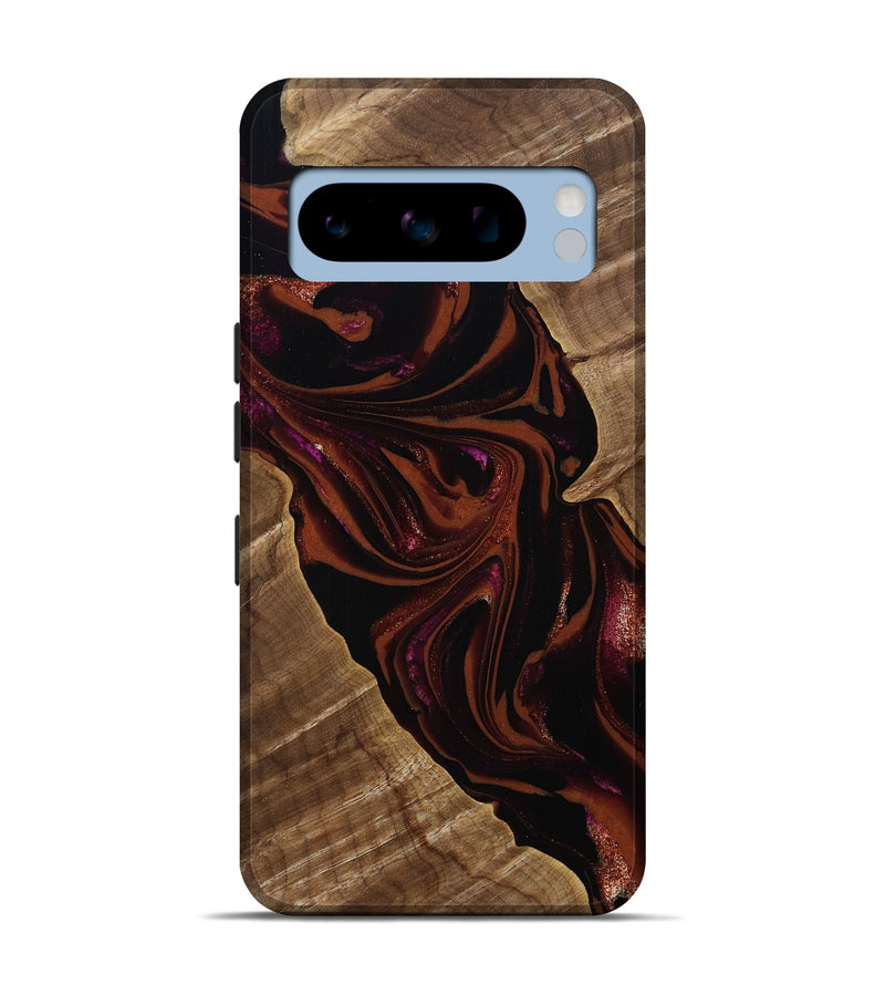 Pixel 8 Pro Wood Live Edge Phone Case - Kala (Red, 807696)