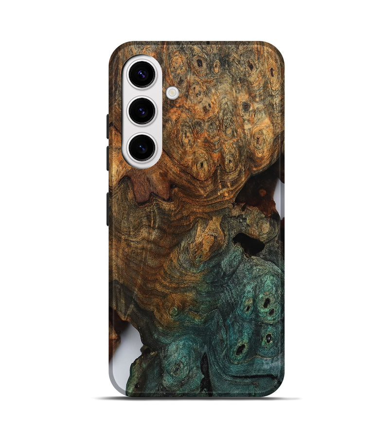 Galaxy S25 Wood Live Edge Phone Case - Newell (Clear, 807697)