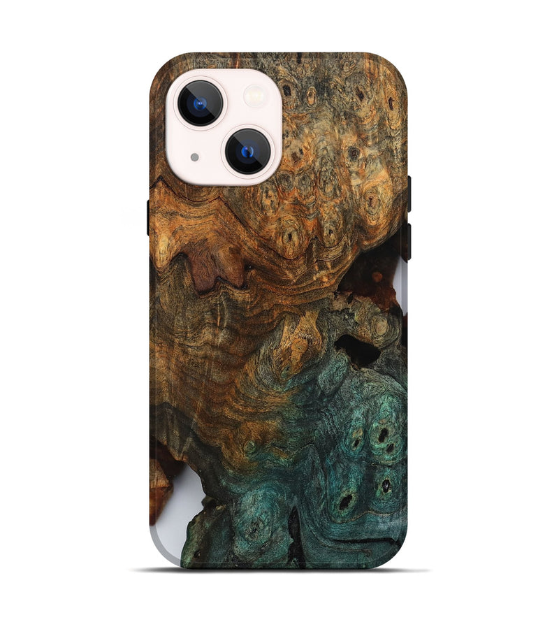 iPhone 14 Wood Live Edge Phone Case - Newell (Clear, 807697)