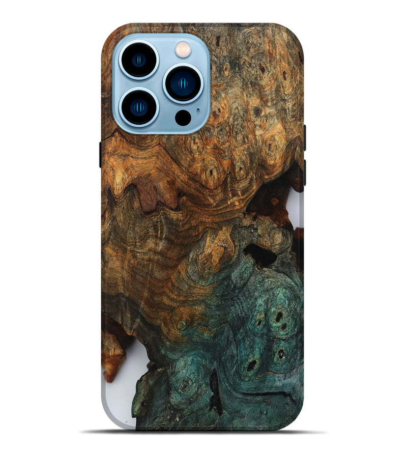 iPhone 14 Pro Max Wood Live Edge Phone Case - Newell (Clear, 807697)