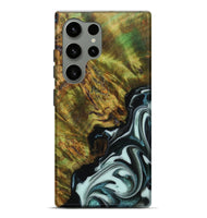 Galaxy S24 Ultra Wood Live Edge Phone Case - Deshawn (Green, 807711)