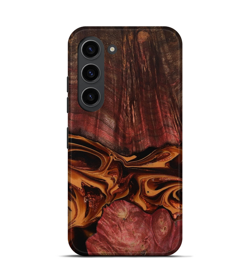 Galaxy S23 Wood Live Edge Phone Case - Hardy (Red, 807715)