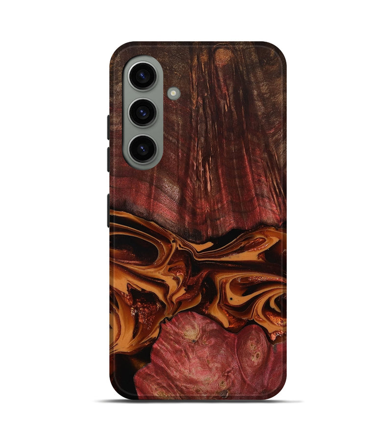 Galaxy S24 Wood Live Edge Phone Case - Hardy (Red, 807715)