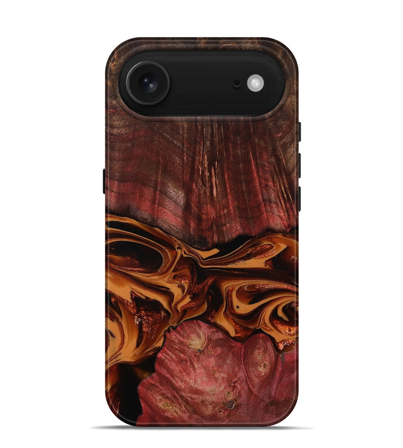 iPhone 17 Air Wood Live Edge Phone Case - Hardy (Red, 807715)