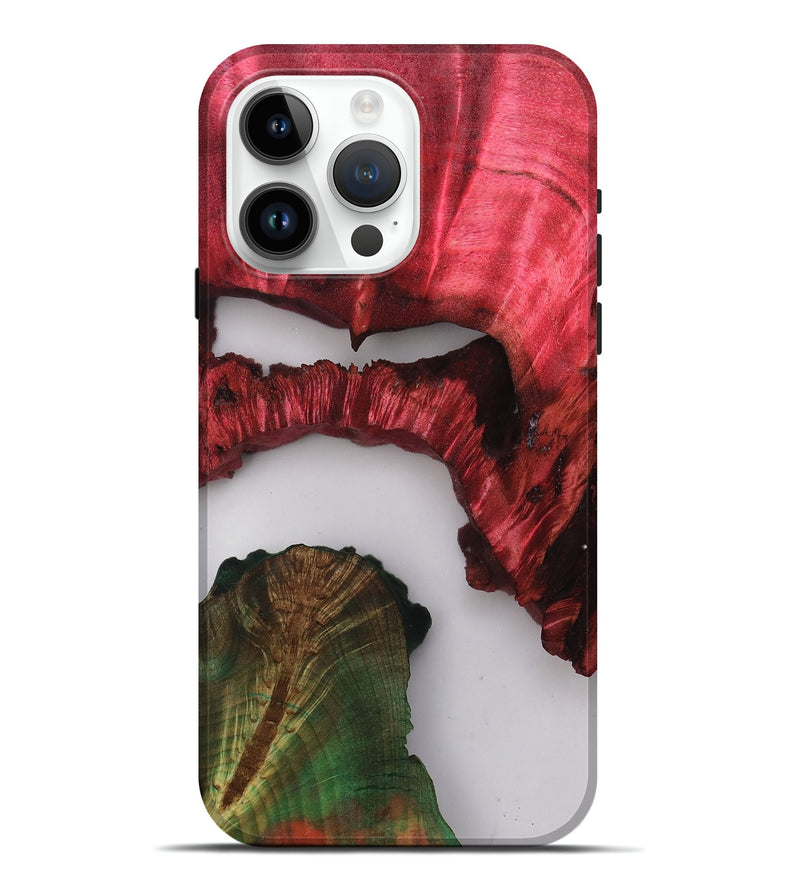 iPhone 15 Pro Max Wood Live Edge Phone Case - Rihanna (Clear, 807717)