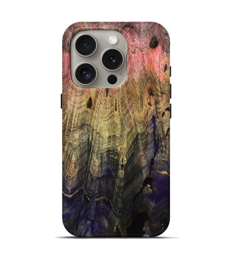 iPhone 16 Pro Wood Live Edge Phone Case - Gaston (Wood Burl, 807718)