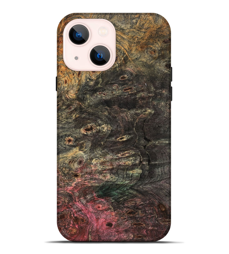 iPhone 14 Plus Wood Live Edge Phone Case - Waylon (Wood Burl, 807725)