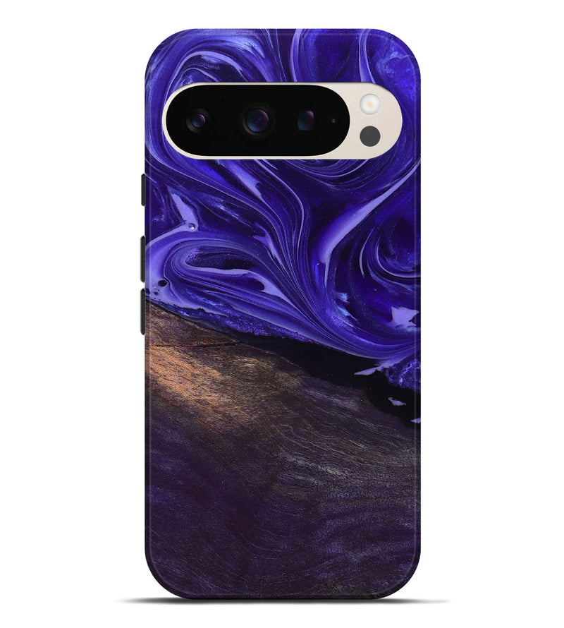 Pixel 9 Pro XL Wood Live Edge Phone Case - Carson (Purple, 807726)